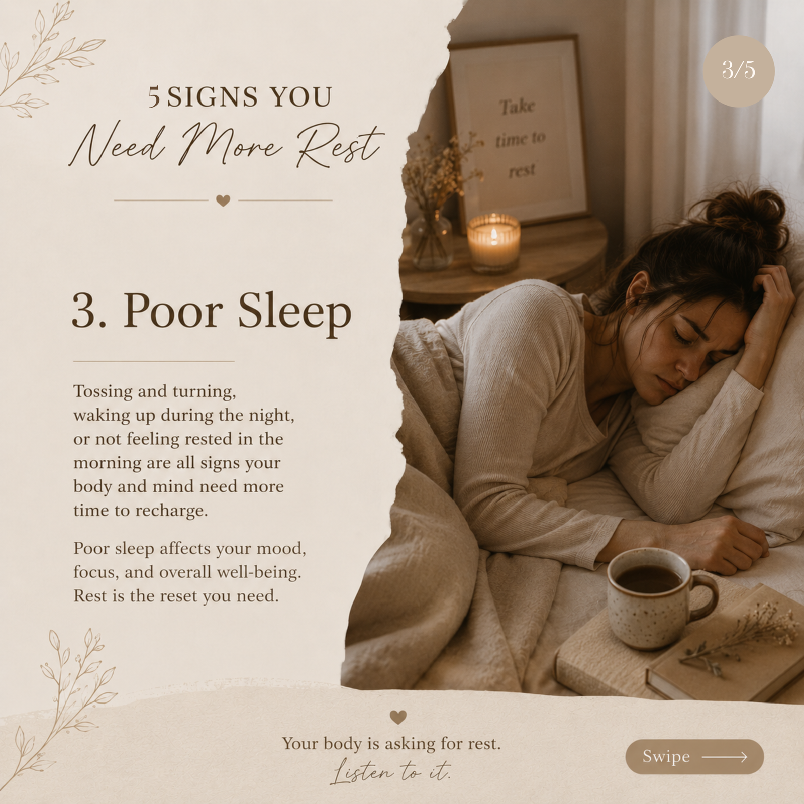 Relaxing bath ritual for better sleep