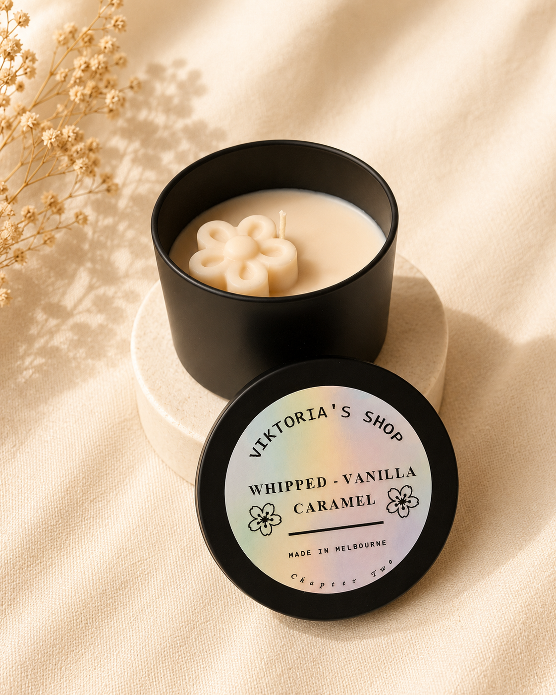 Hand-Poured Tin Candle